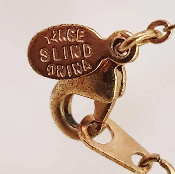 Vintage 14K GE S Lind Ivory Pearl Grape Cluster Gold Tone - Picture 5 of 7